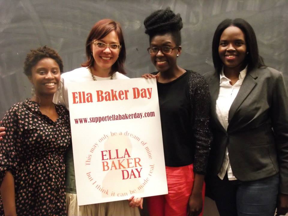 The first annual Ella Baker Day celebration.  